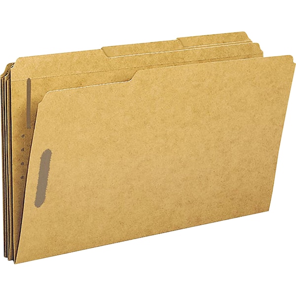 Business Source 2 Ply Tab Kraft Fastener Folders Legal, PK50 17232 - main